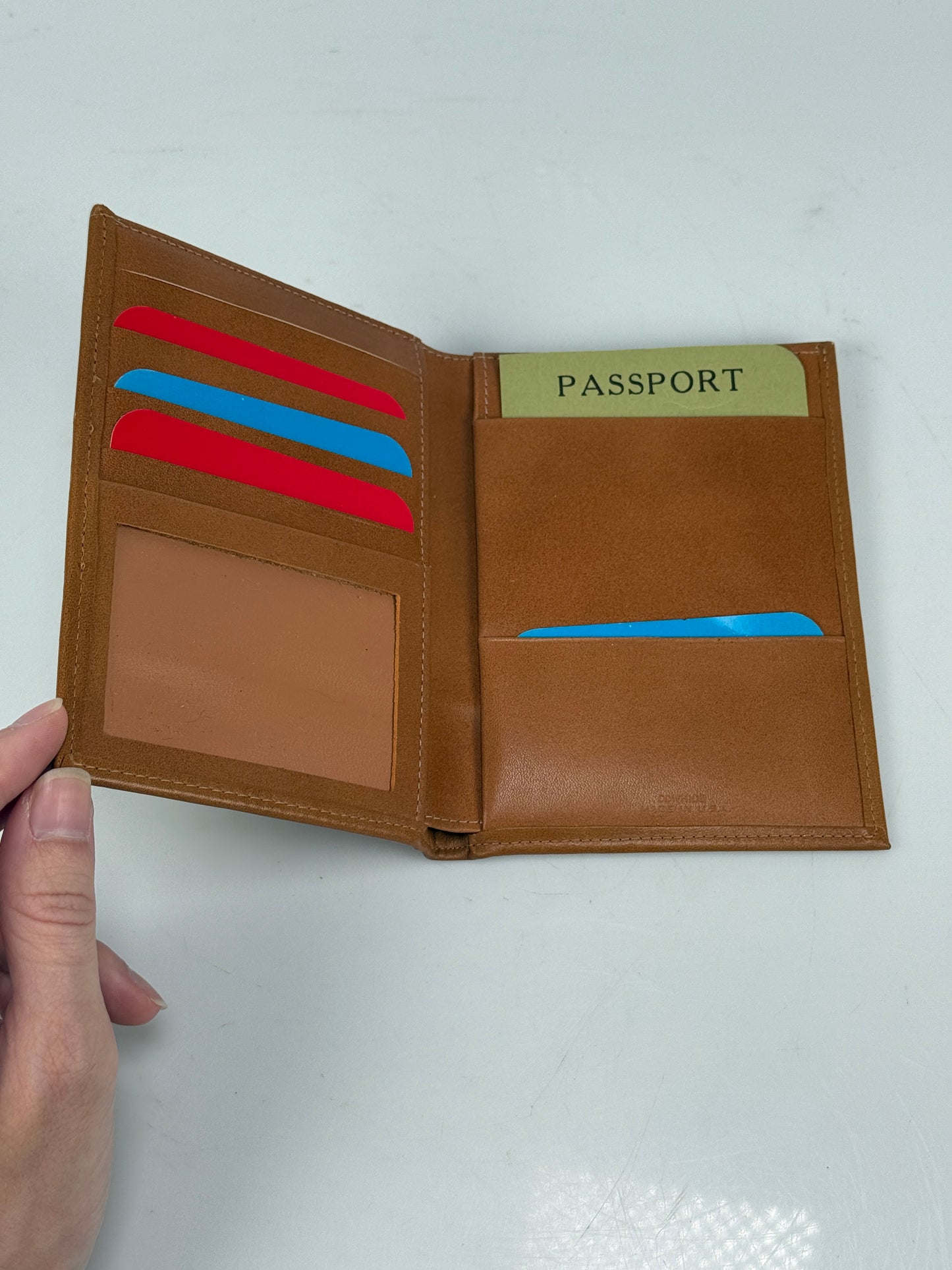 LEICA Leather Passport Wallet