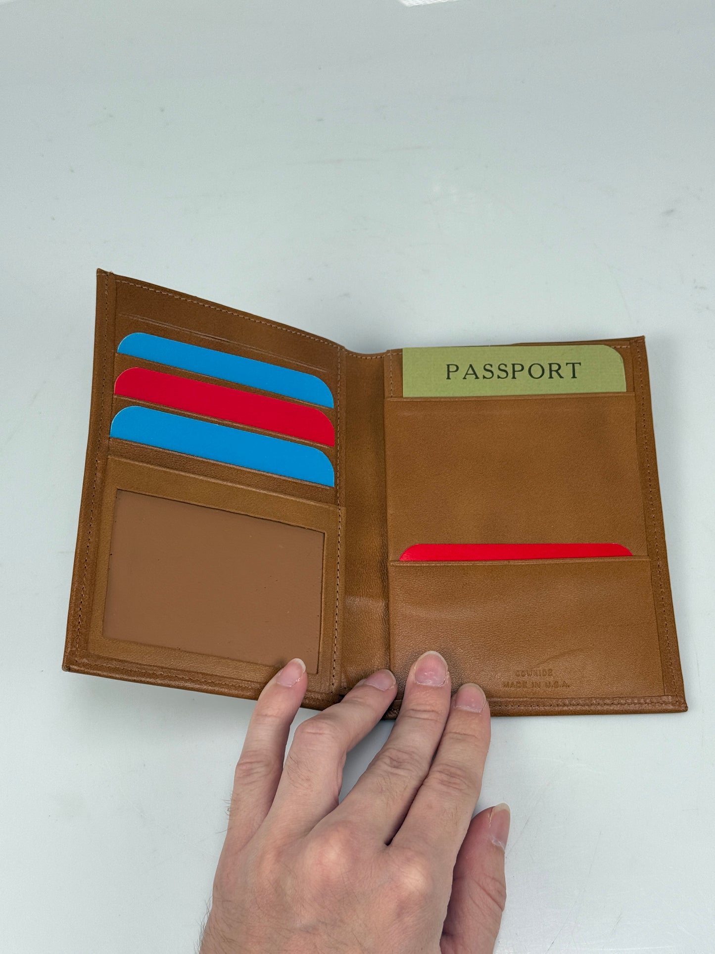 LEICA Leather Passport Wallet