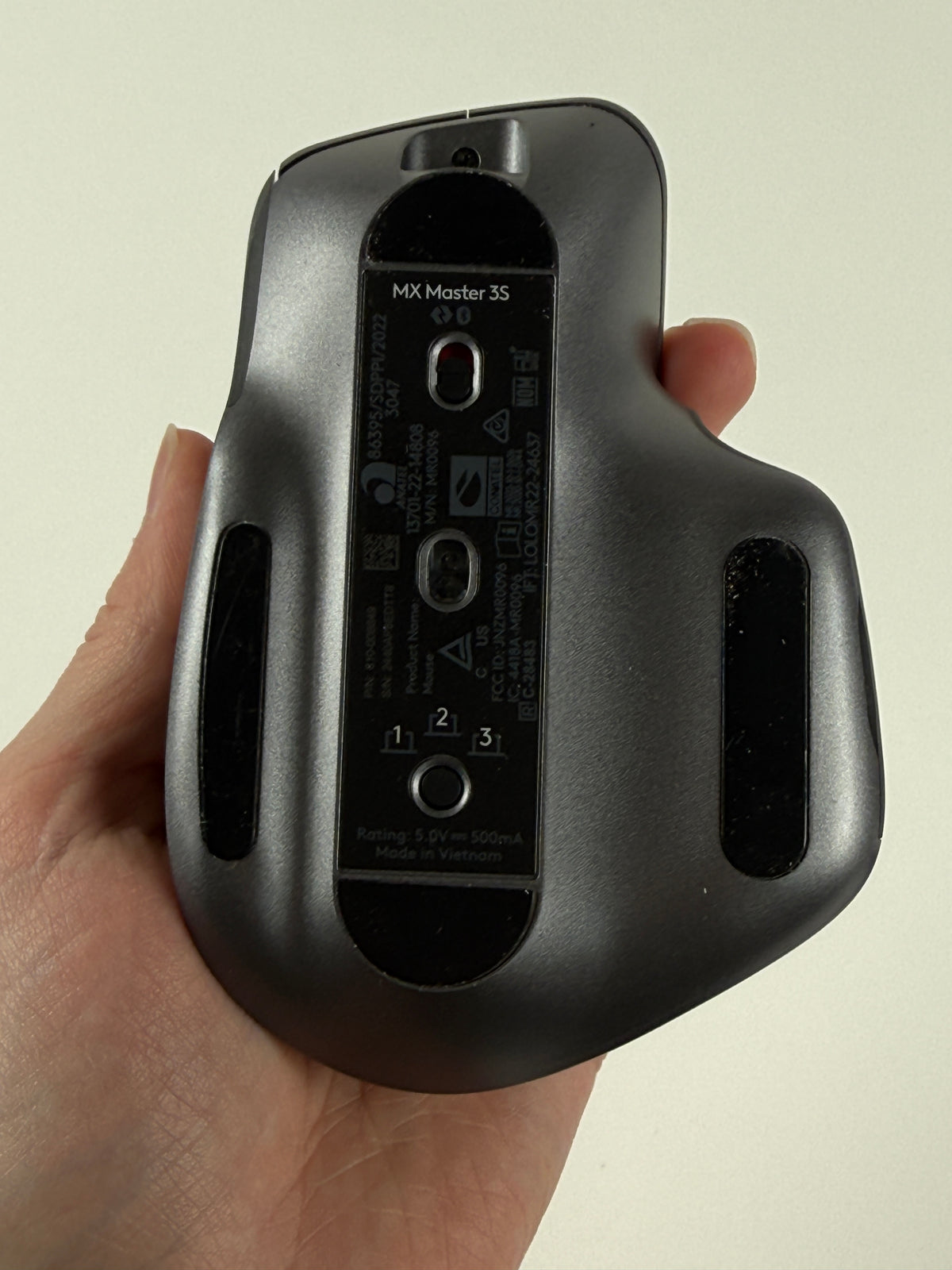Logitech MX Master 3S Wireless Mouse Ultrafast Scrolling 8K DPI PC/Mac Graphite