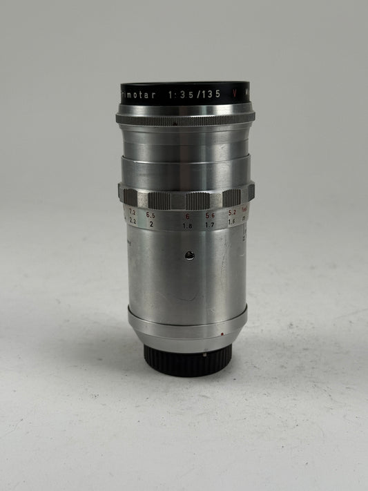 Exakta Mount Meyer Optik Gorlitz Primotar 135mm f3.5 Telephoto Lens Exakta
