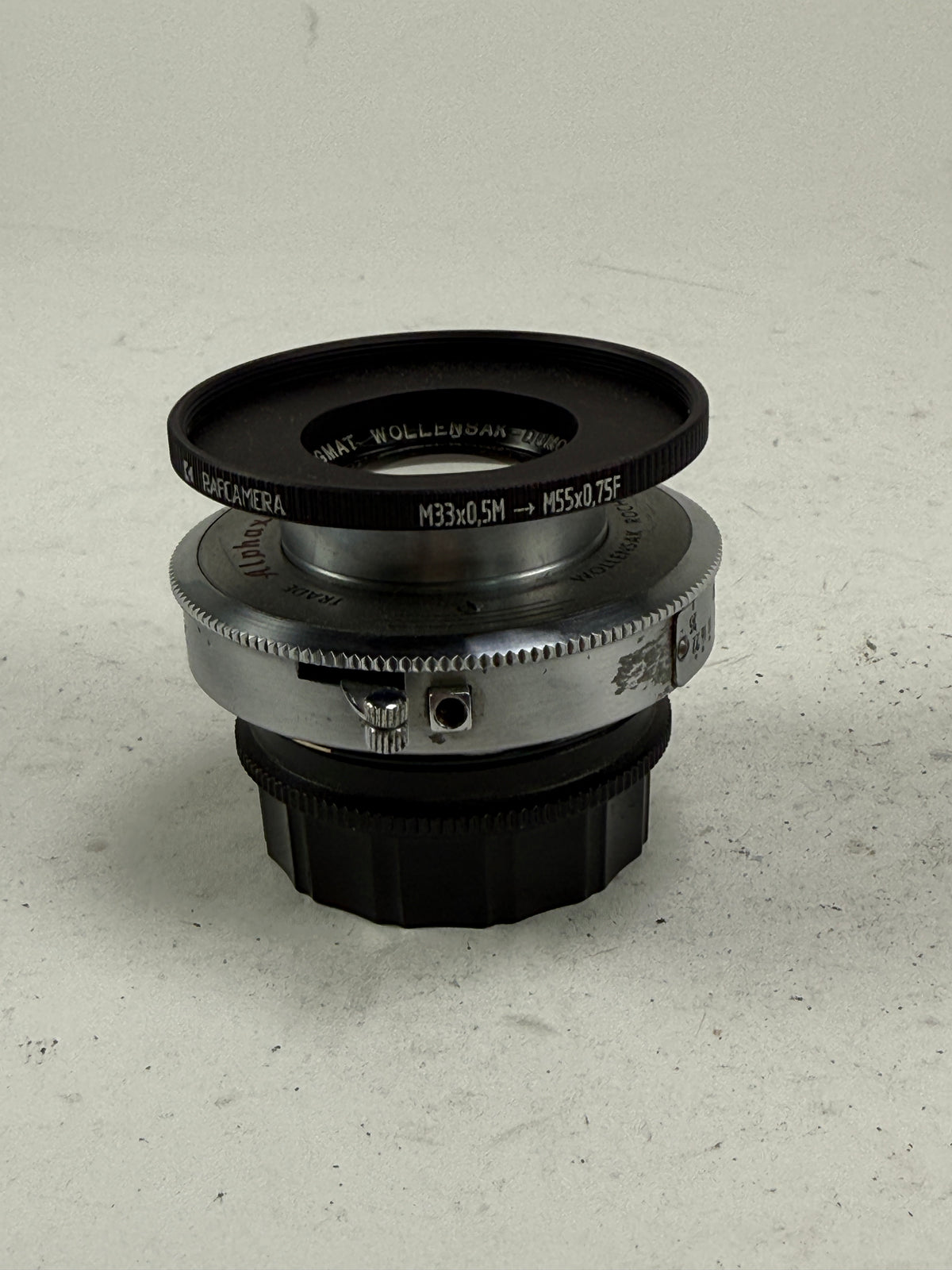 Wollensak Oscillo anastigmat Dumont Cro 75mm f2.8 M42 conversion