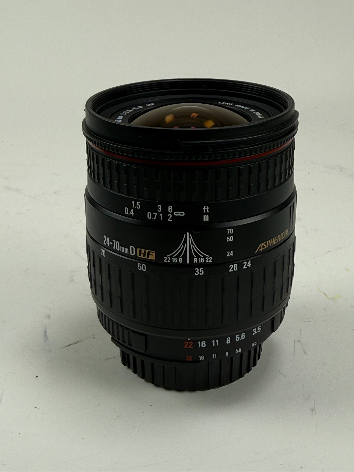Sigma 24-70mm f/3.5-5.6 D Aspherical HF Lens for Nikon F-Mount