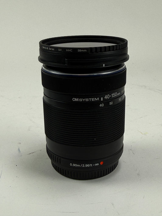 Olympus Digital 40-150mm f4-5.6 M.Zuiko R ED MSC Lens MFT black