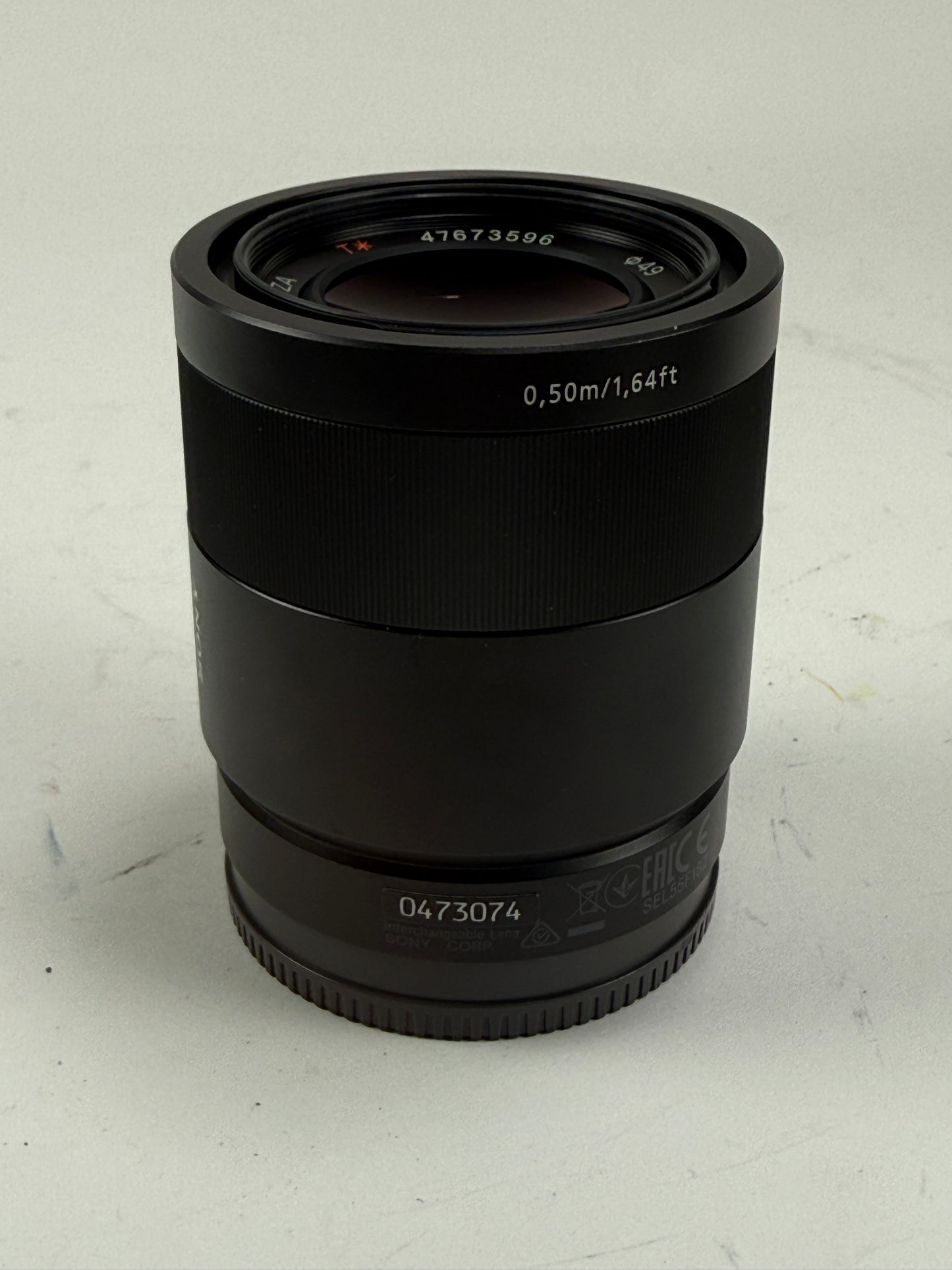 Sony 55mm F1.8 Sonnar T FE ZA Full Frame Prime Lens - Black SEL55F18Z