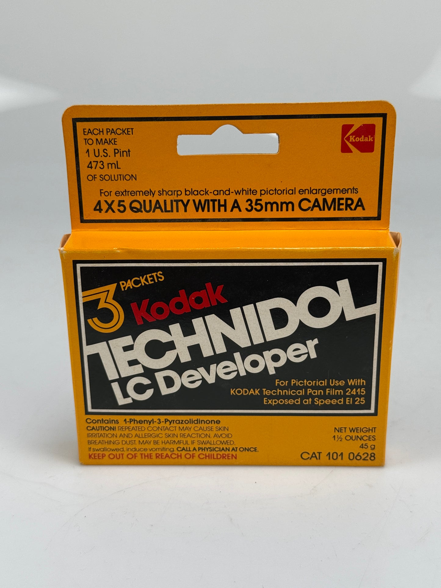 KODAK TECHNIDOL LIQUID DEVELOPER 1 Pint 3 packs
