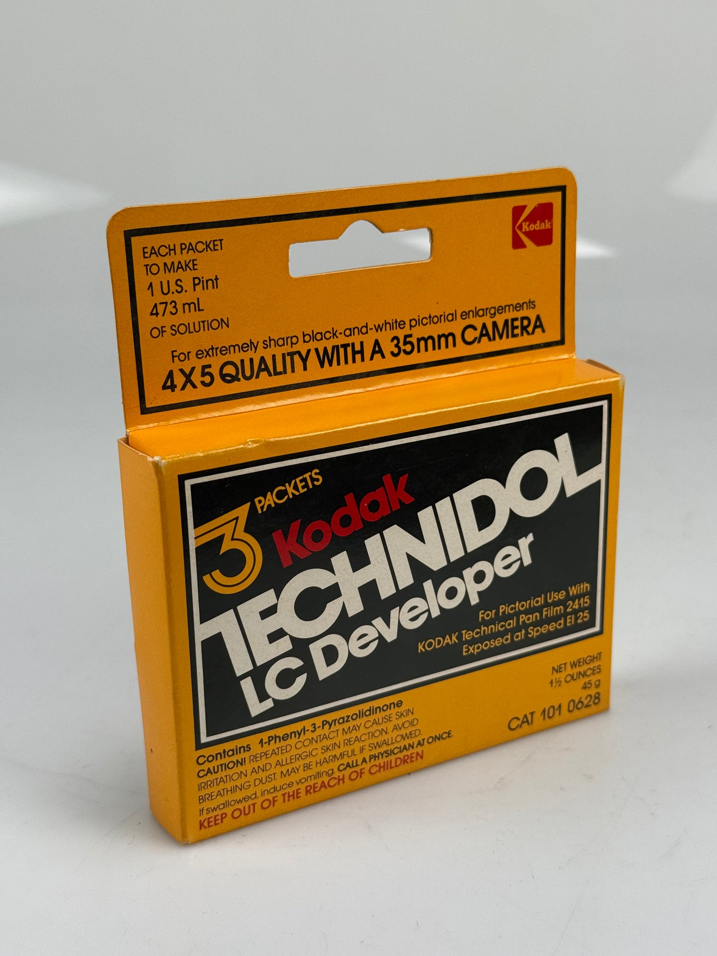 KODAK TECHNIDOL LIQUID DEVELOPER 1 Pint 3 packs