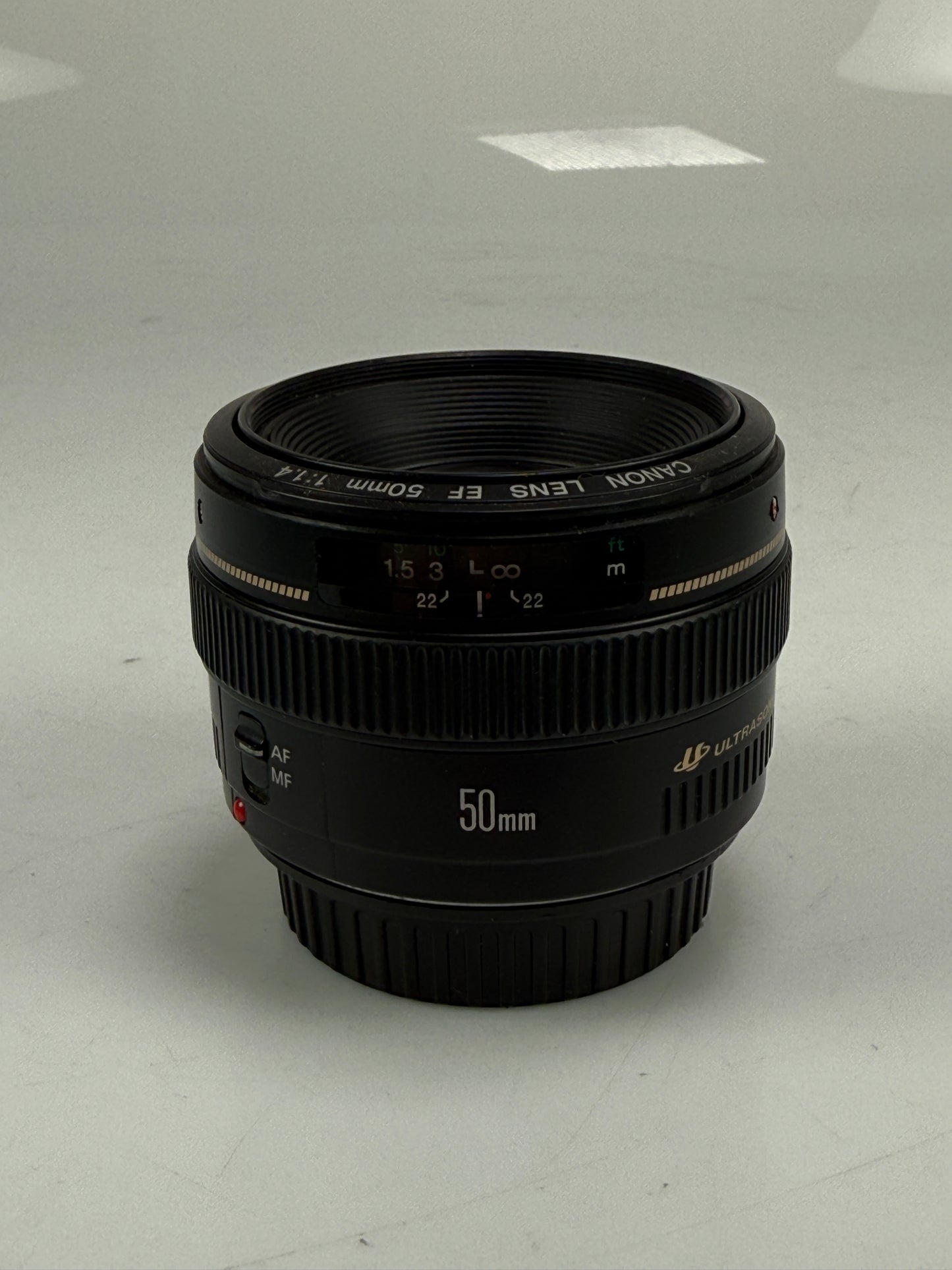 Canon EF 50mm f1.4 Lens USM Cameras EF mount w/ hood