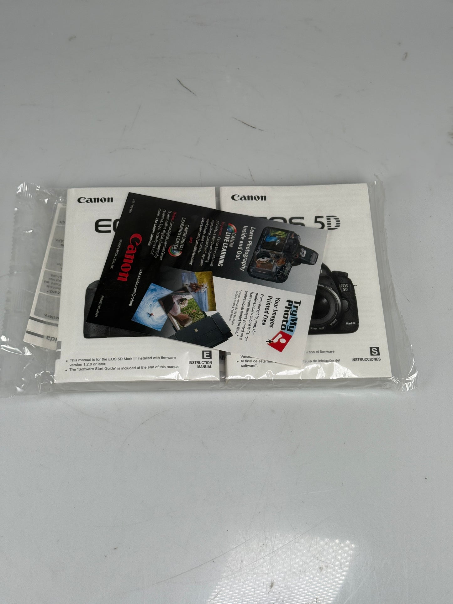 Canon 5D mark iii Instruction Owners Manual