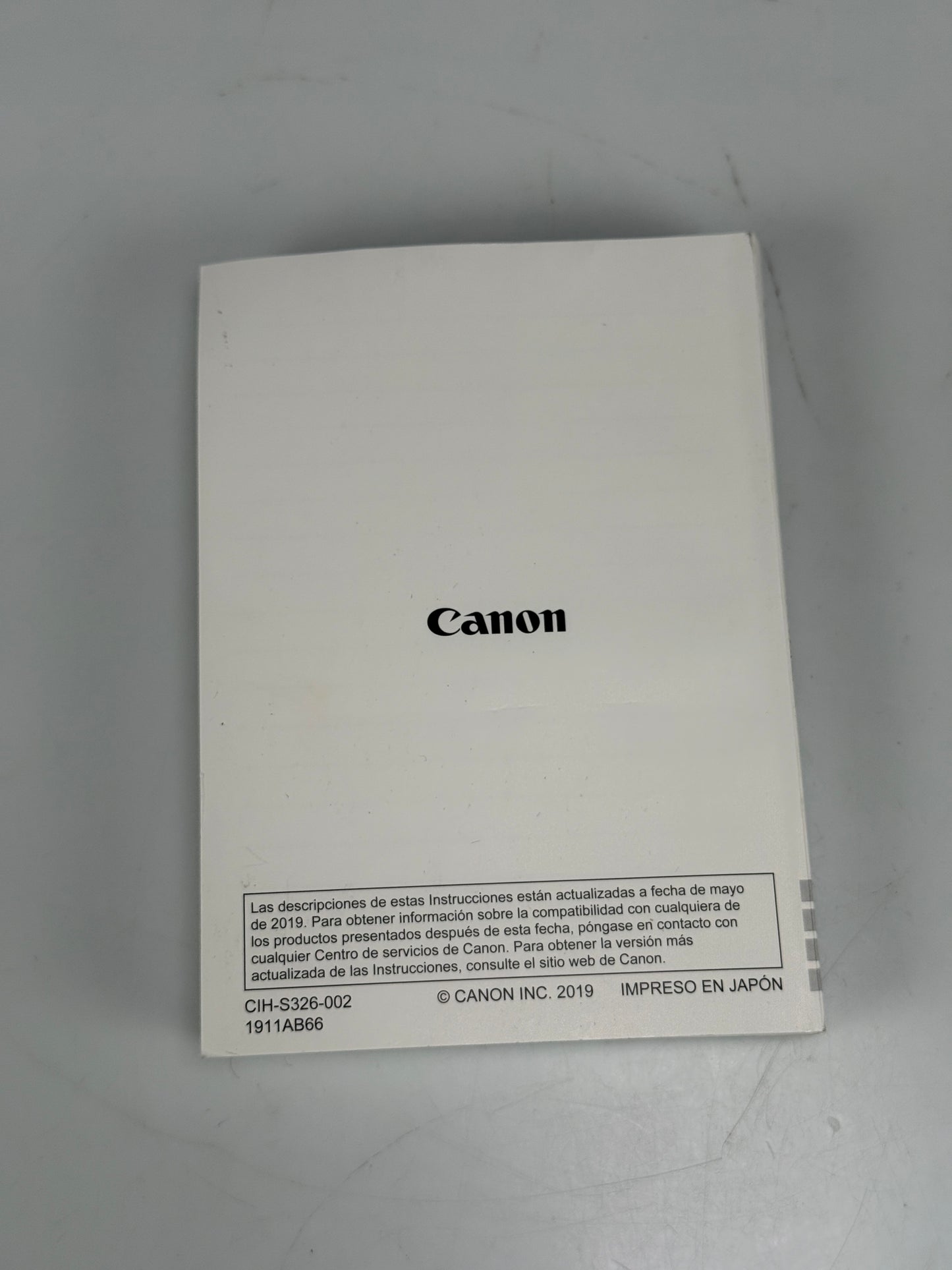 Canon EOS 5D Mark IV Camera Instruction Manual Spanish