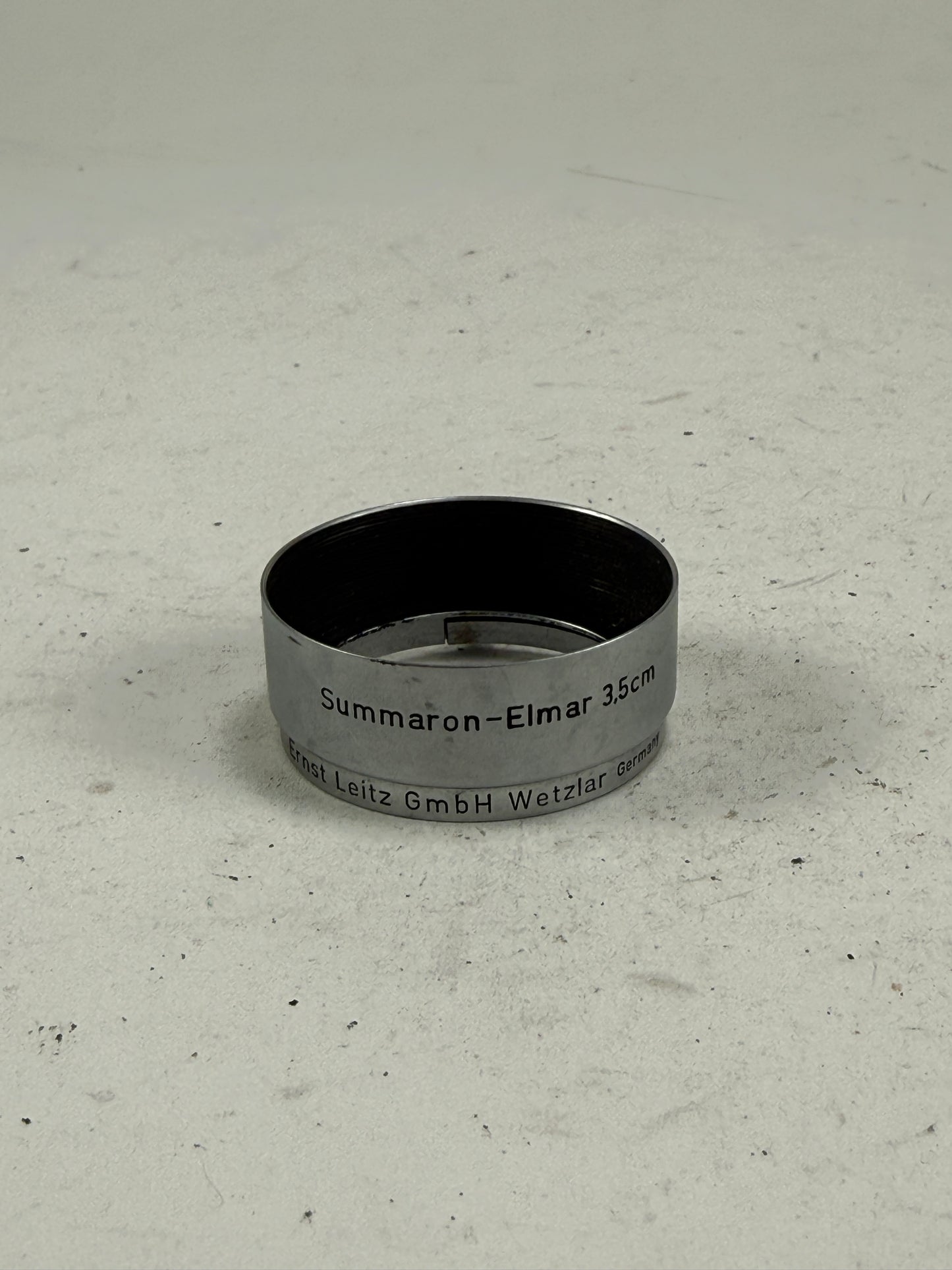 LEICA LEITZ WETZLAR FOOKH Chrome SUMMARON ELMAR 3.5CM F3.5 LENS HOOD SHADE