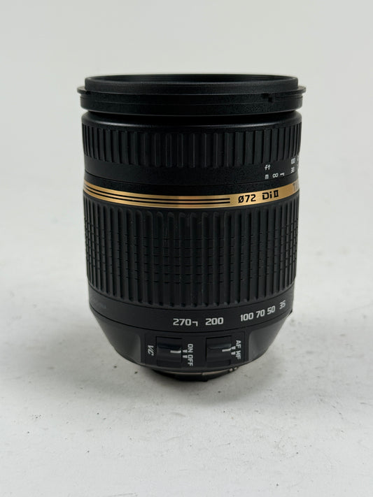 Tamron B003 AF 18-270mm f3.5-6.3 Di-II VC LD IF Macro Lens Nikon