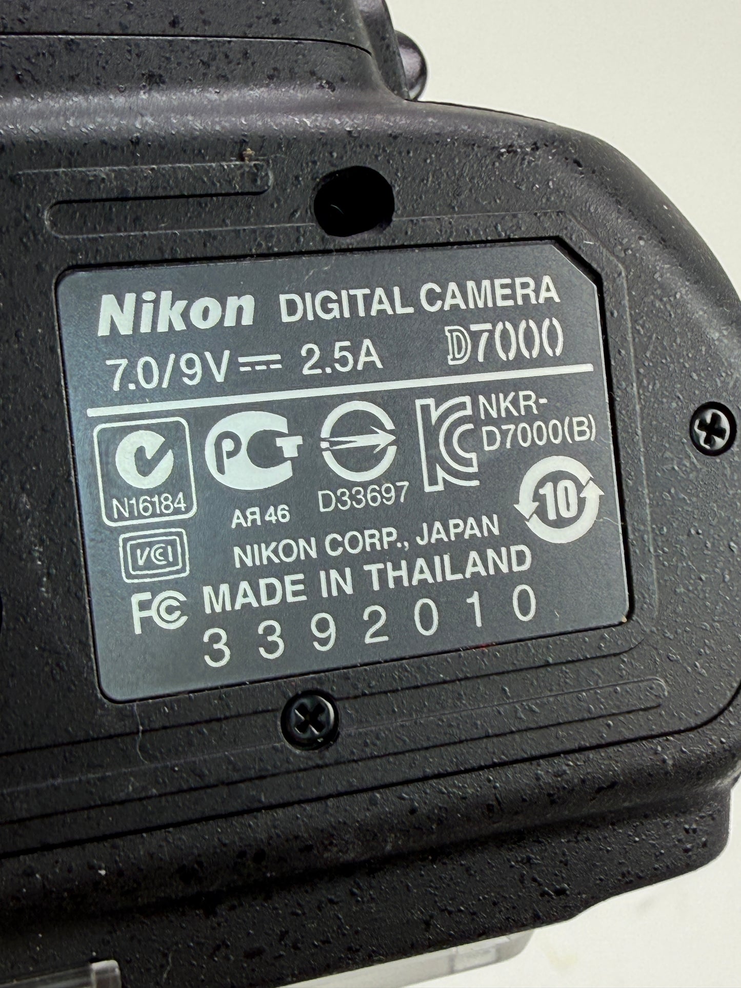 Nikon D7000 Digital SLR Camera Body black