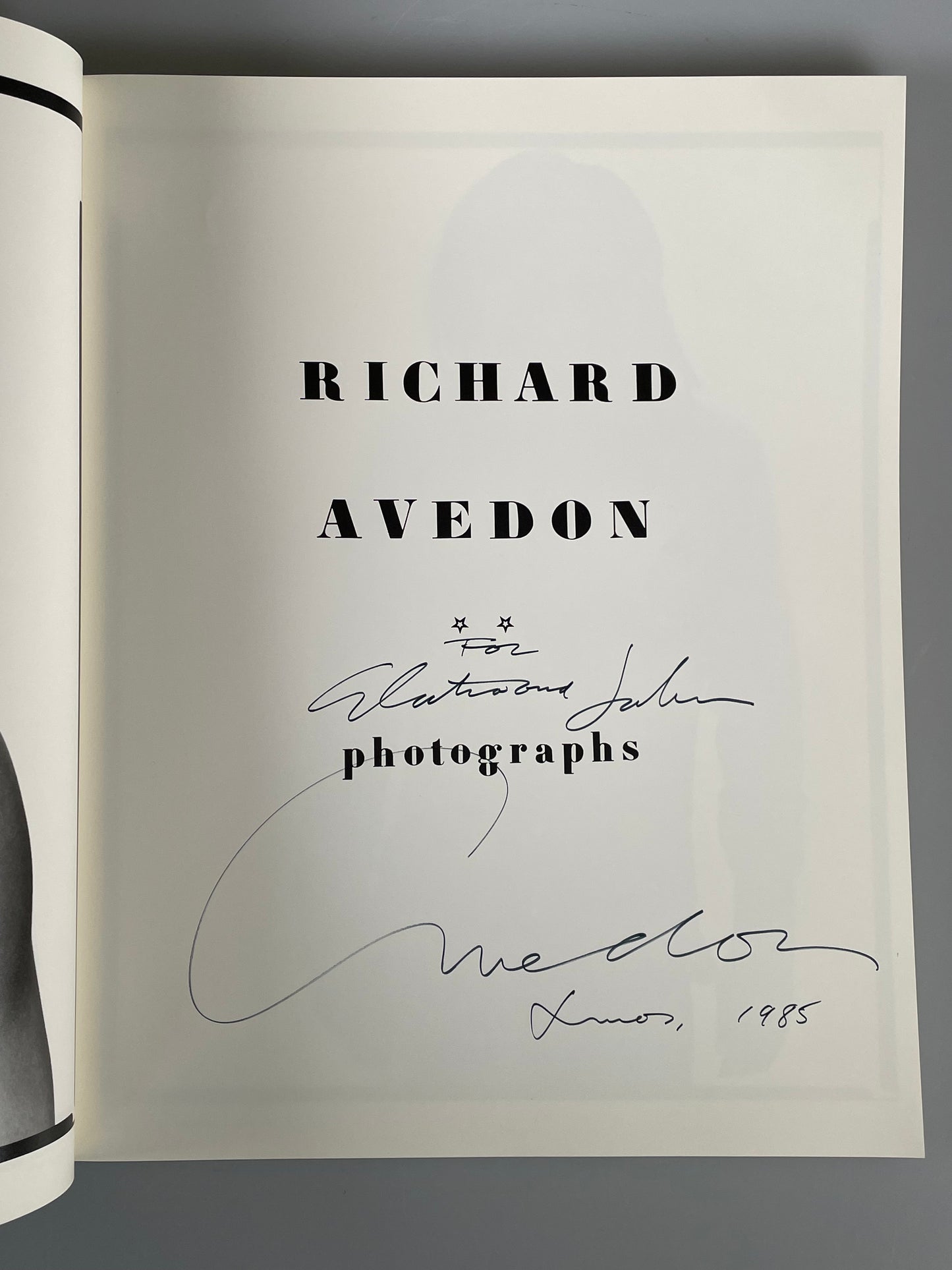 SIGNED Richard Avedon: In The American West 1979-1984 First Paperback Edition