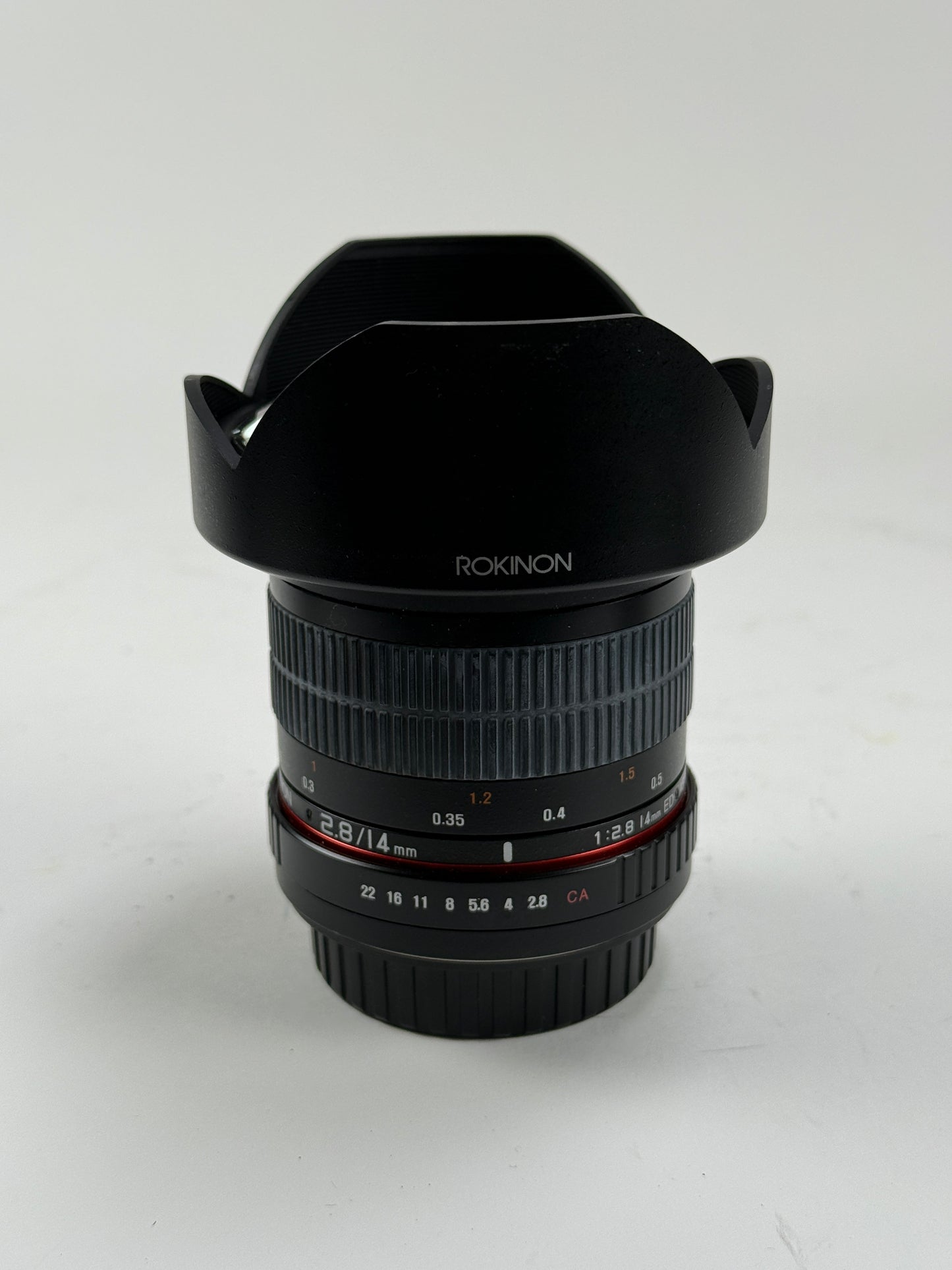 Rokinon 14mm f2.8 ED IF AS UMC Lens Canon EF