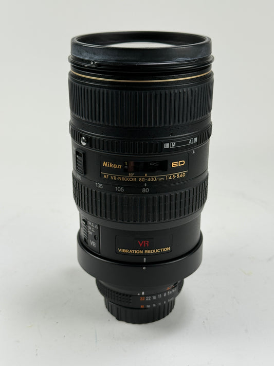 Nikon Nikkor AF 80-400mm f4.5-5.6 D ED VR Lens
