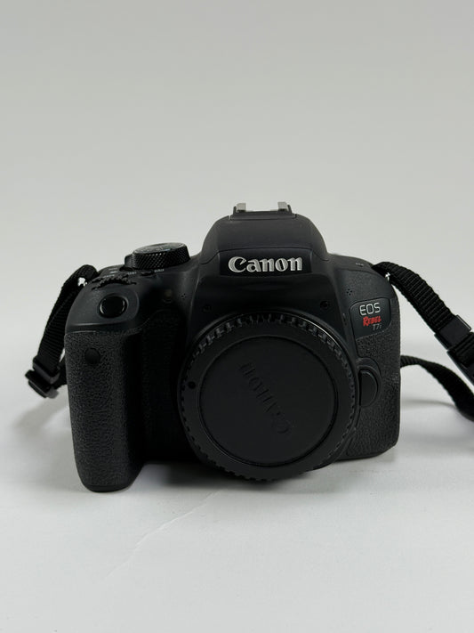 Canon EOD Rebel T7i Camera 24.2MP 18-55mm and 70-300mm lens kit