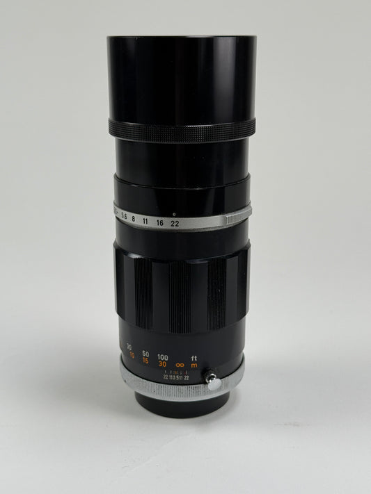 Canon FL 200mm f3.5 Lens manual focus