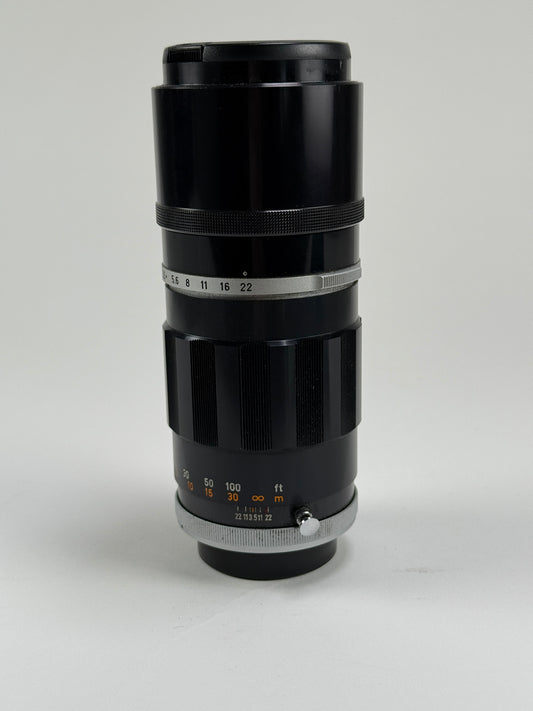 Canon FL 200mm f3.5 Lens manual focus