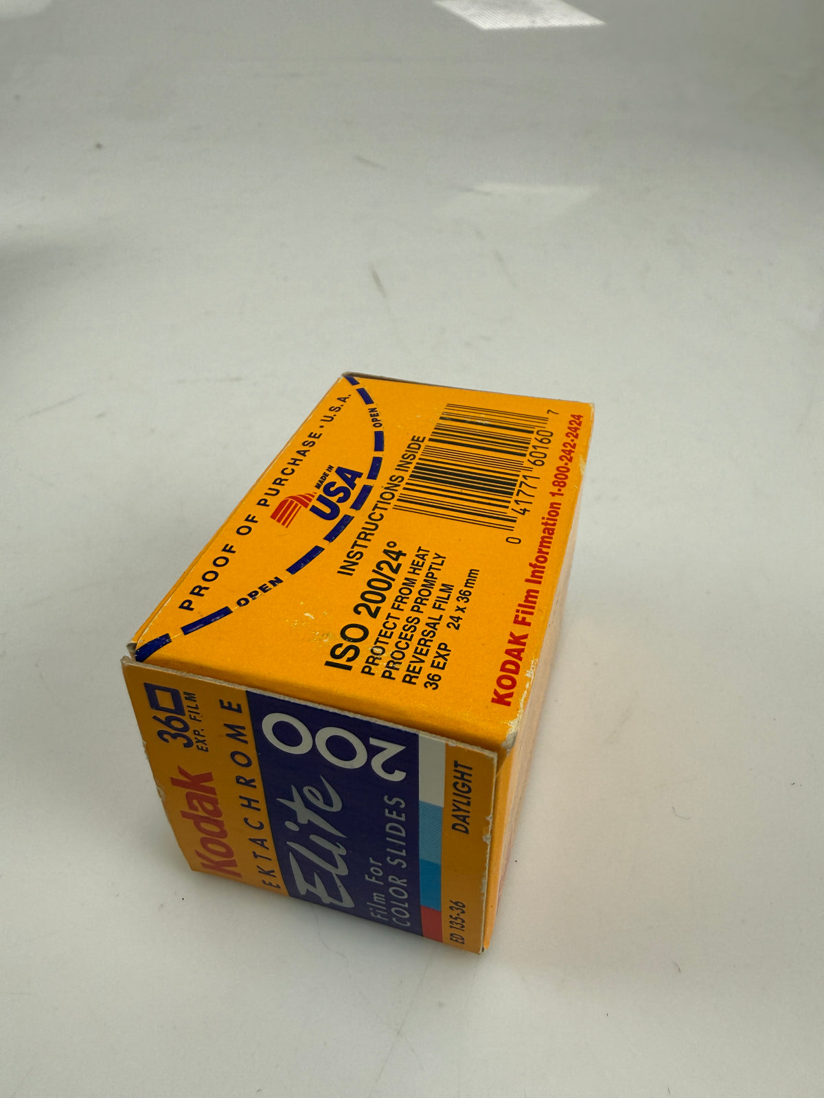 Kodak Professional Elite Chrome 200 35mm 36 exposure film roll