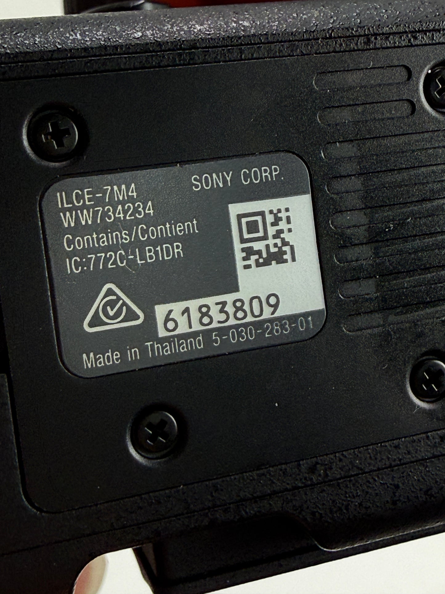 Sony Alpha A7 IV Mirrorless Digital Camera