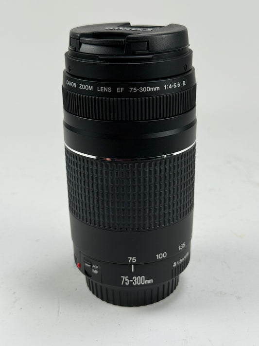 Canon EF 75-300mm f4-5.6 III Telephoto Zoom Lens Ultrasonic