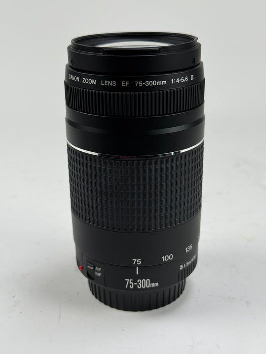 Canon EF 75-300mm f4-5.6 III Telephoto Zoom Lens Ultrasonic