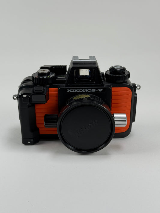 NIKON NIKONOS V Underwater Film Camera 35mm Orange kit with 35mm f2.5