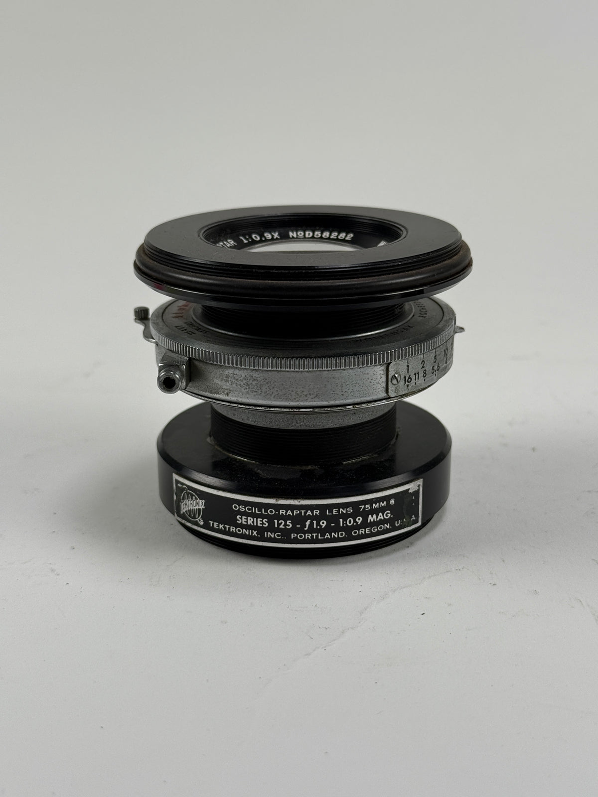 Wollensak Oscillo Raptar 0.9X 3 inch 75mm f1.9