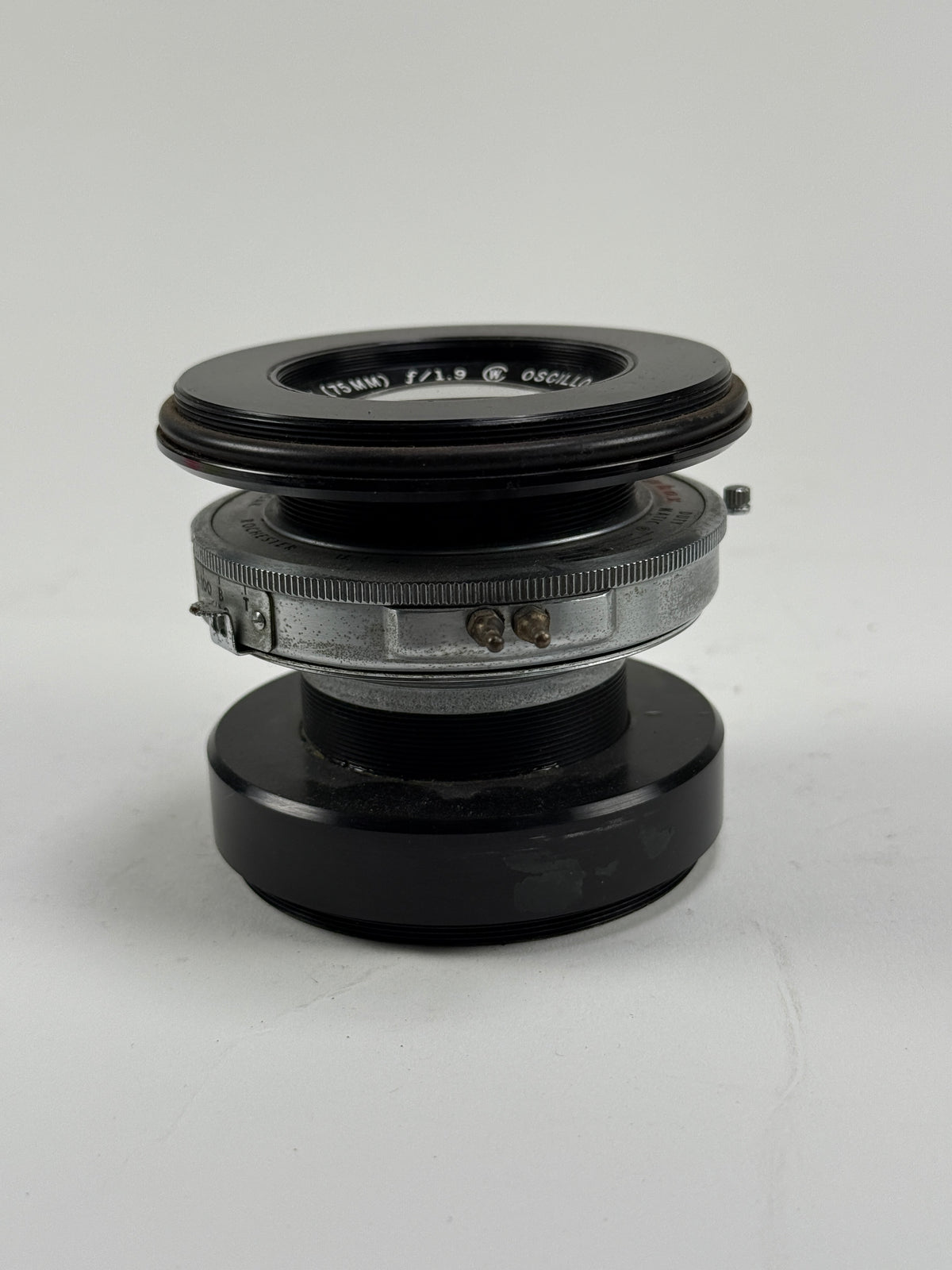 Wollensak Oscillo Raptar 0.9X 3 inch 75mm f1.9