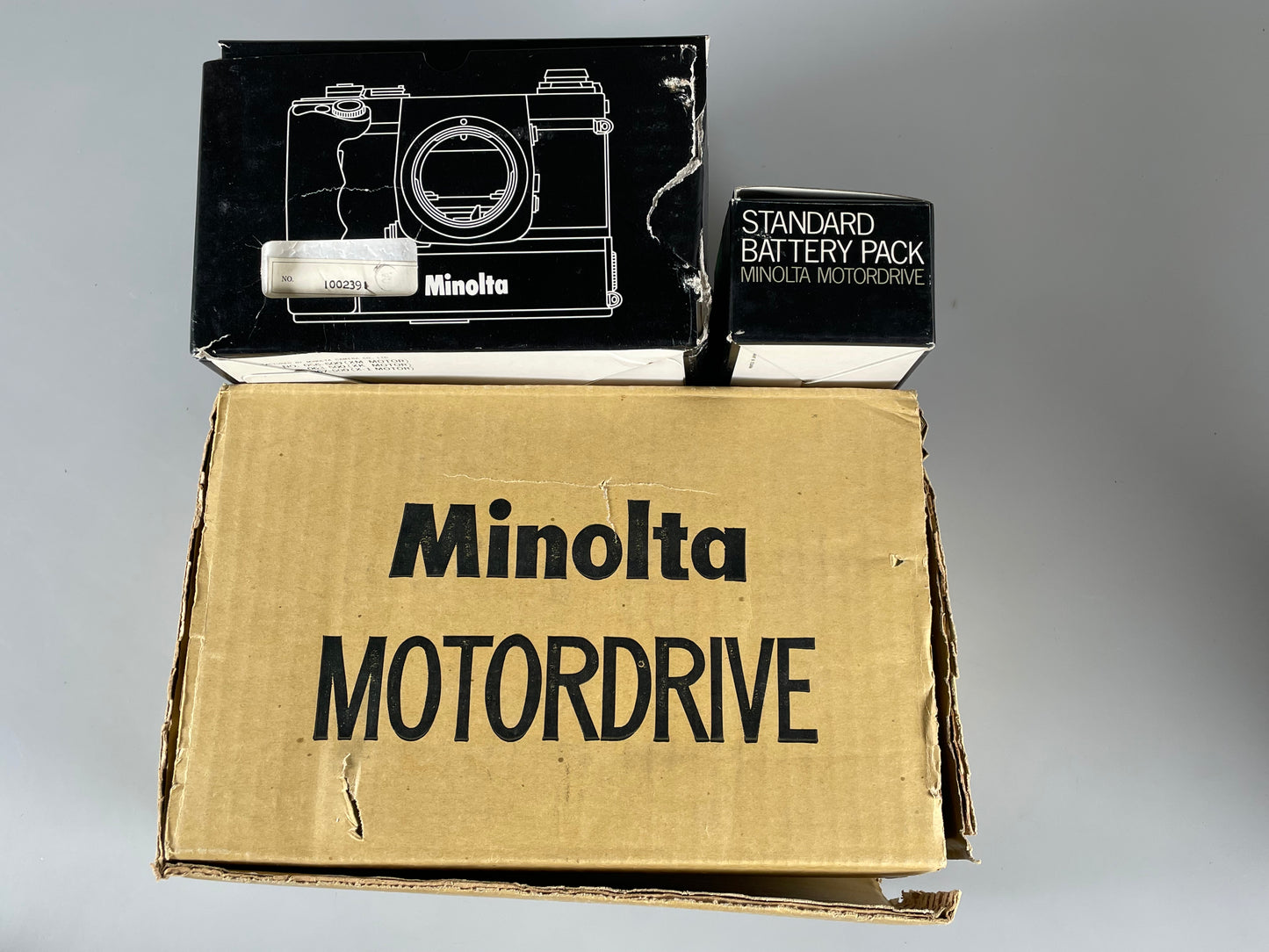 RARE Minolta XK Motor Body, Motor Drive, Grip Boxed Complete!