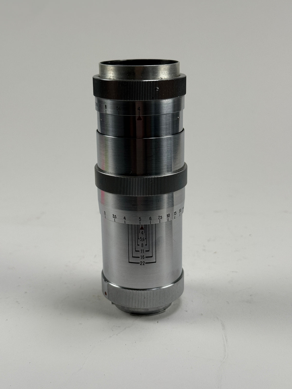 Carl Zeiss Jena Triotar 13.5cm f4 Chrome Lens Exakta Mount