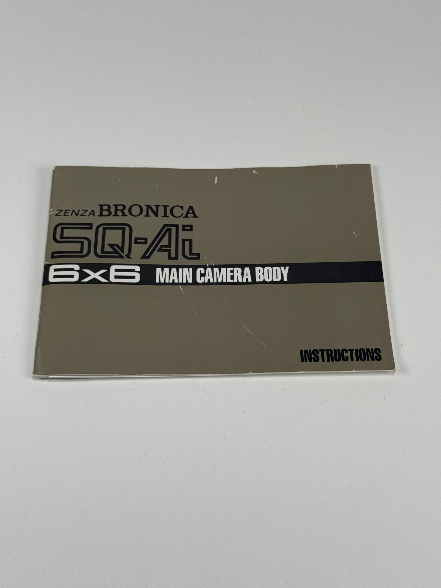 Bronica SQ-Ai SQ AI Camera instruction manual