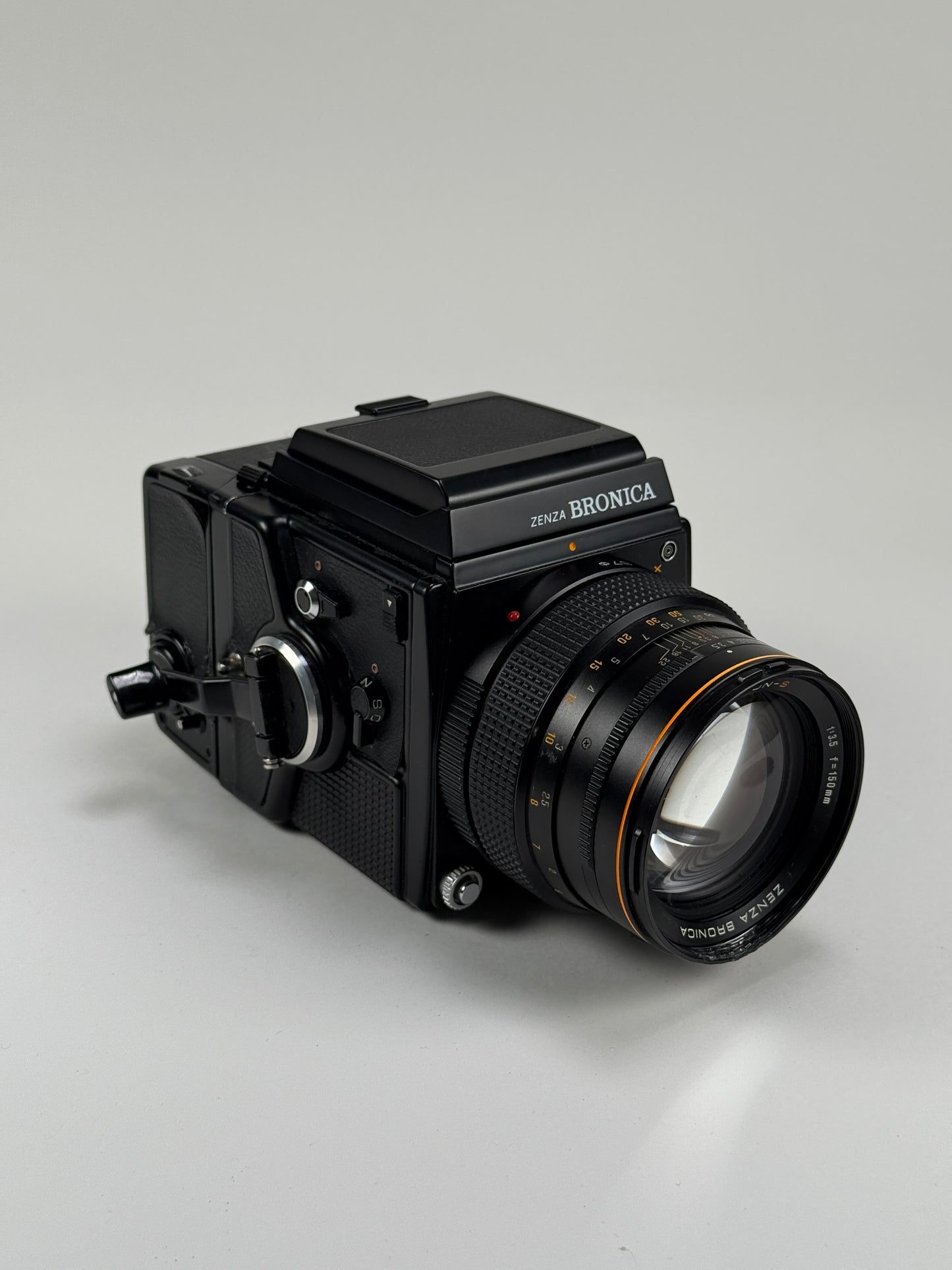 Zenza Bronica SQ-A 6x6 Film Camera WLF Finder 150mm f3.5 S lens kit