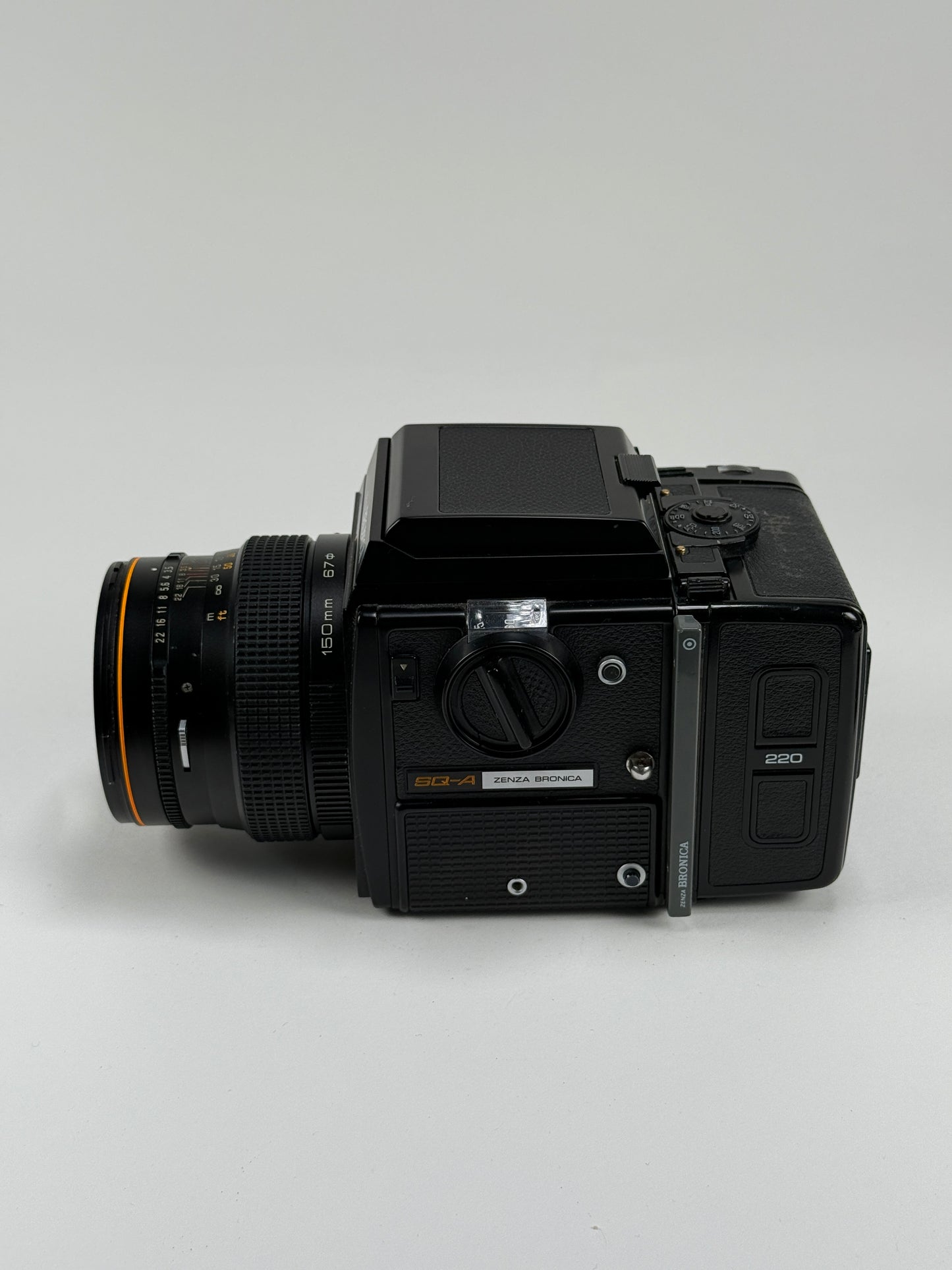 Zenza Bronica SQ-A 6x6 Film Camera WLF Finder 150mm f3.5 S lens kit