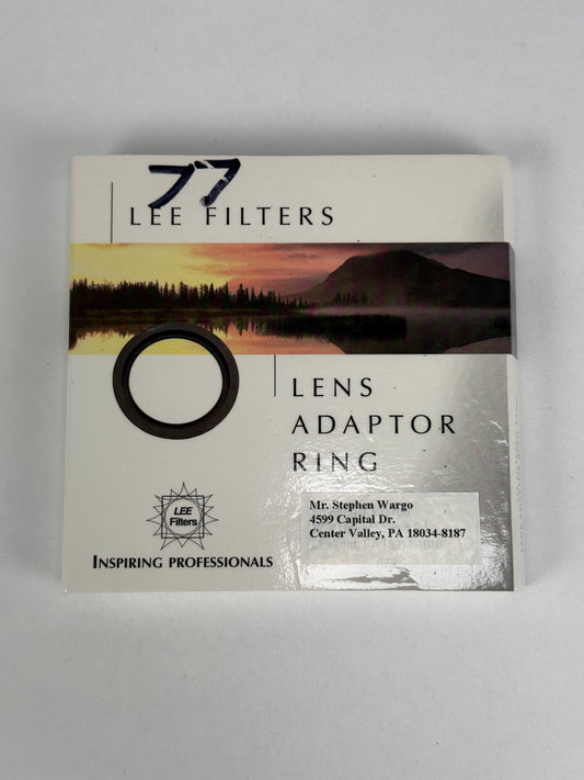 Lee Filters 77mm Adapter Ring for LEE100 Filter Holder 77mm Std