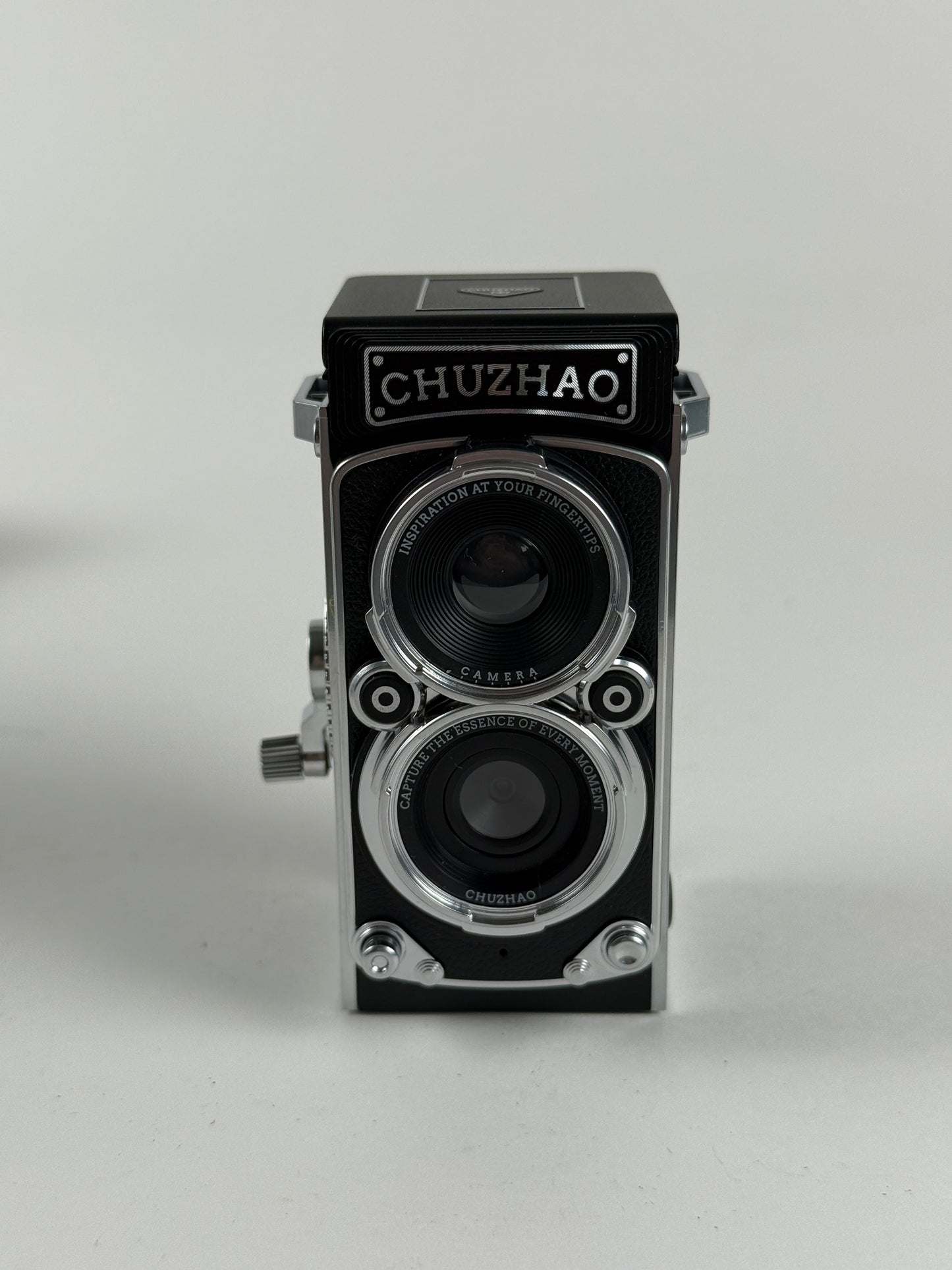 CHUZHAO Digital Camera Retro, 12MP Portable TLR Style Twin-Lens Vintage Camera