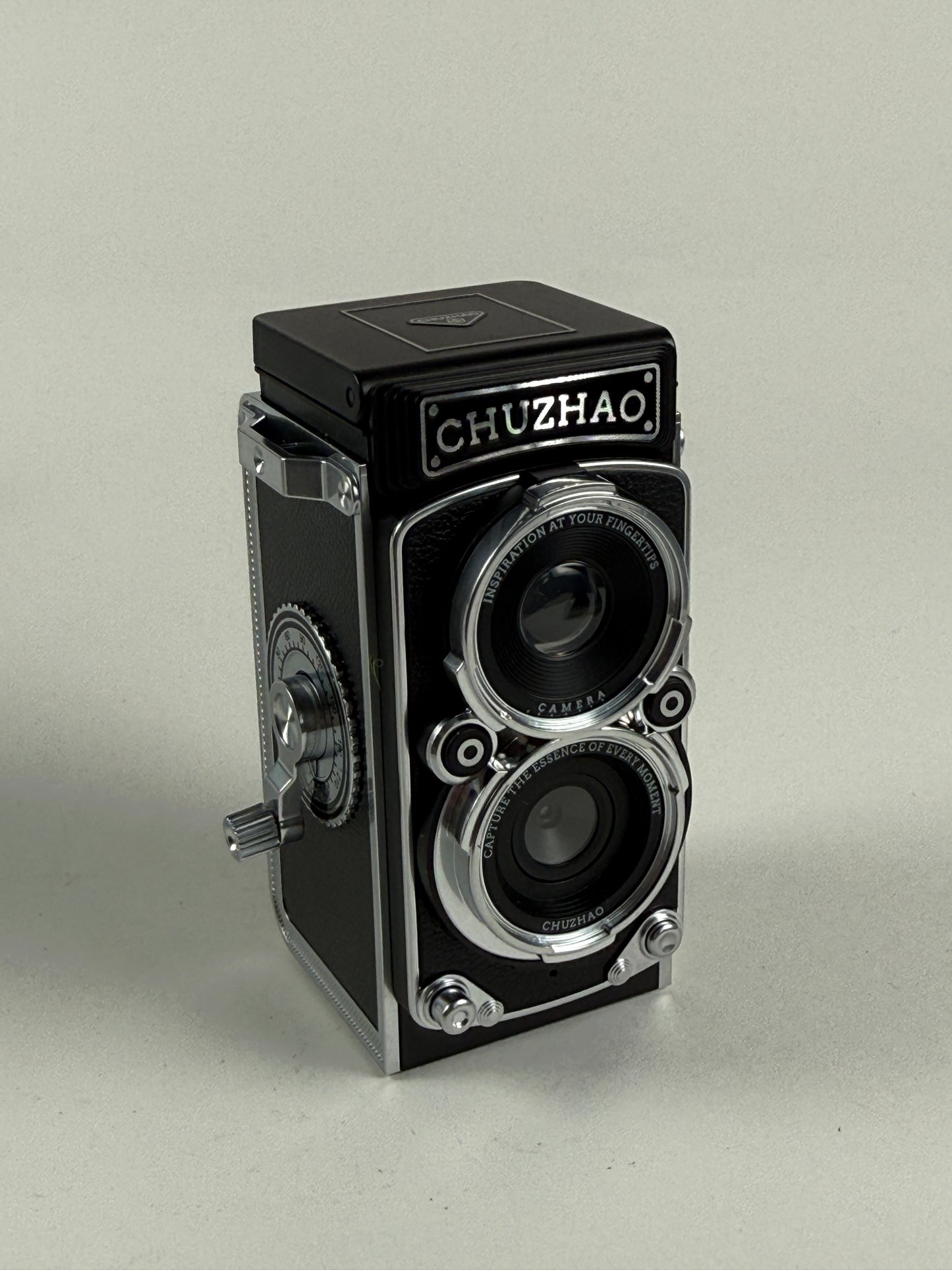 CHUZHAO Digital Camera Retro, 12MP Portable TLR Style Twin-Lens Vintage Camera