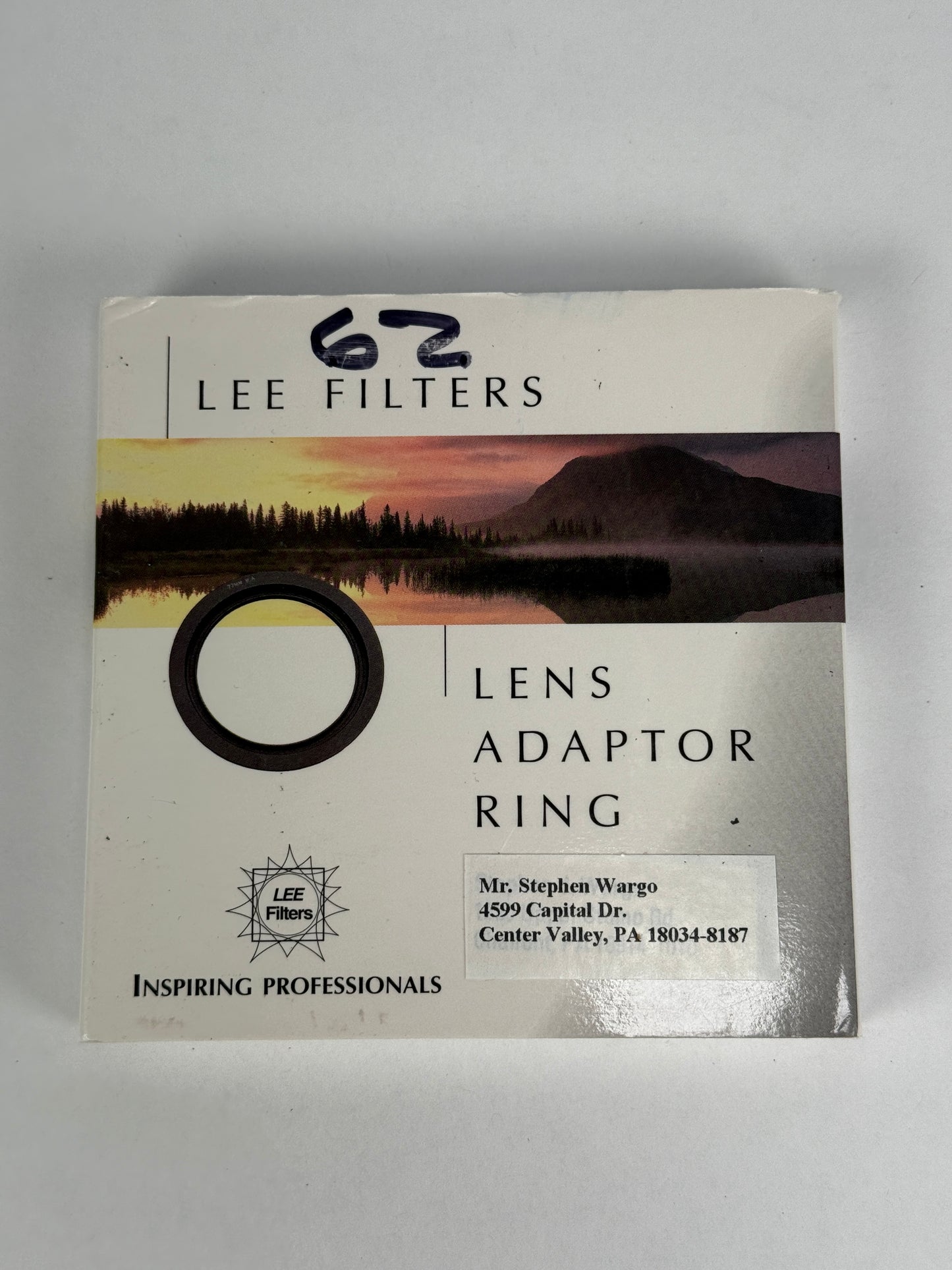 Lee Filters 62mm STD Adapter Ring for LEE100 Filter Holder