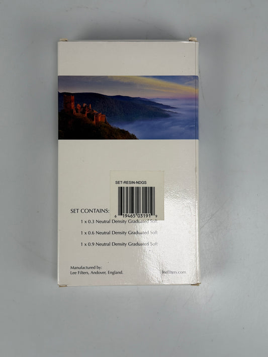 LEE Filters Neutral Density 0.3, 0.6, 0.9 Grad Soft Filter Set 4x6/100mm x 150mm