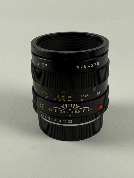 Leica 60mm f2.8 Macro-Elmarit-R 11347 Late ROM Lens