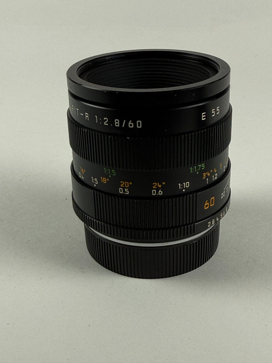 Leica 60mm f2.8 Macro-Elmarit-R 11347 Late ROM Lens
