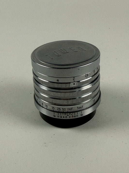Nikon Nikkor H.C 5cm 50mm f2 Nippon Kogaku Leica LTM mount Tower