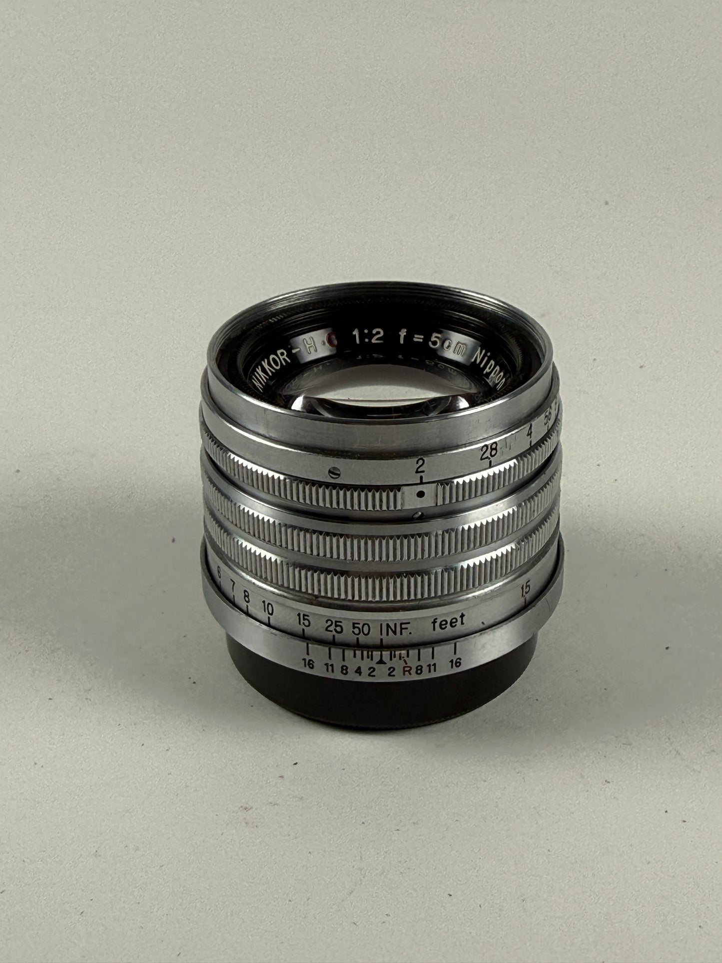 Nikon Nikkor H.C 5cm 50mm f2 Nippon Kogaku Leica LTM mount Tower