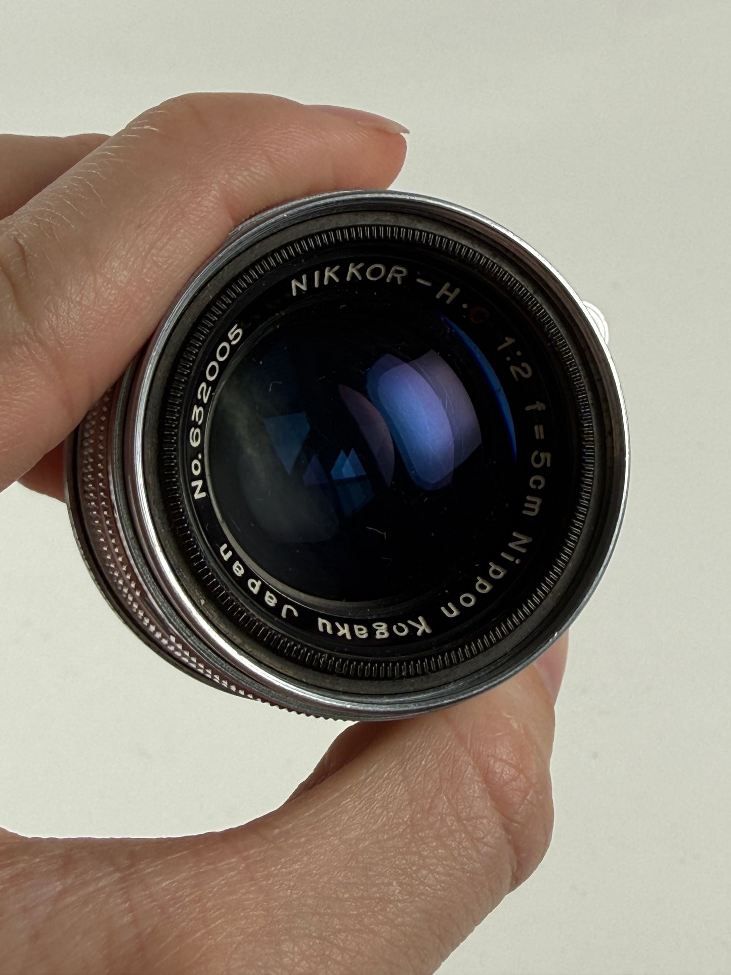 Nikon Nikkor H.C 5cm 50mm f2 Nippon Kogaku Leica LTM mount Tower