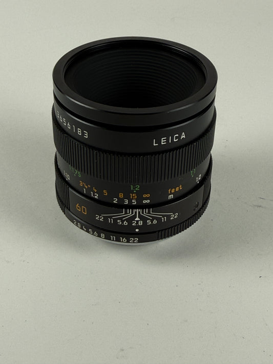 Leica 60mm f2.8 Macro-Elmarit-R 3 Cam E55 R Lens