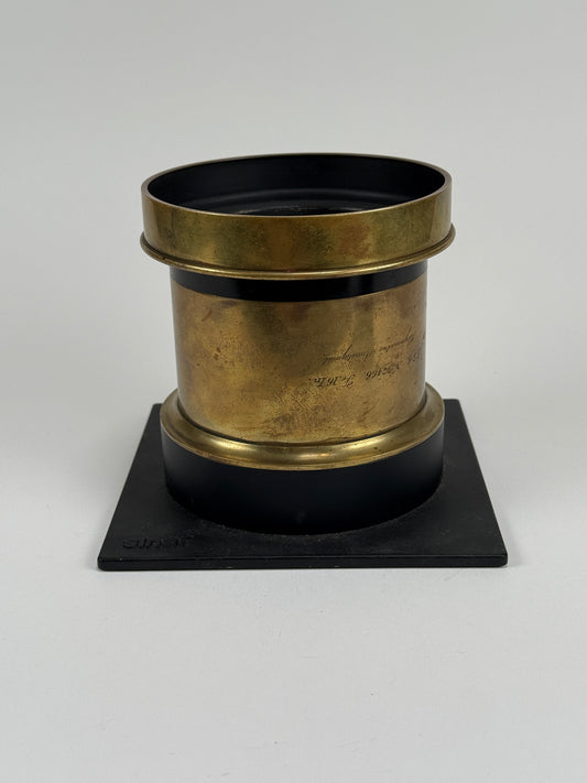 Ross London symmetric anastigmat 16 inch f5.6 Brass barrel Lens RARE