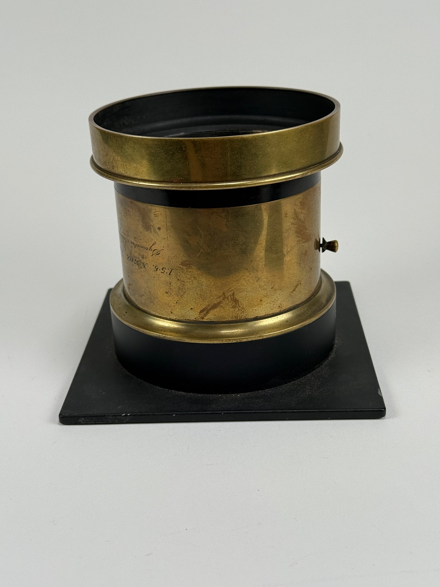 Ross London symmetric anastigmat 16 inch f5.6 Brass barrel Lens RARE