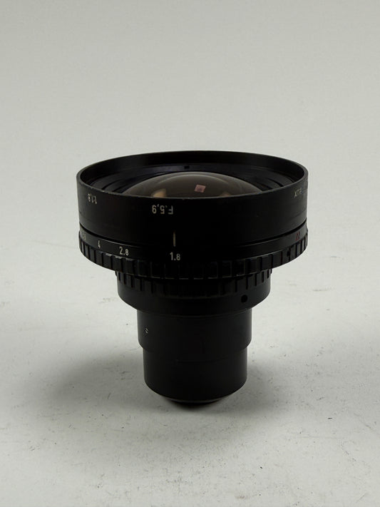 Angenieux Type R7 5.9mm f1.8 C Mount, Wide Angle Cinema Cine Lens #759