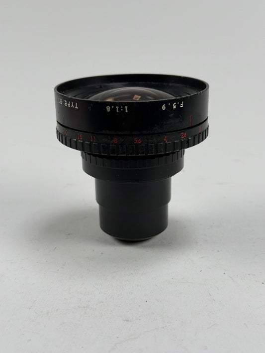 Angenieux Type R7 5.9mm f1.8 C Mount, Wide Angle Cinema Cine Lens #747
