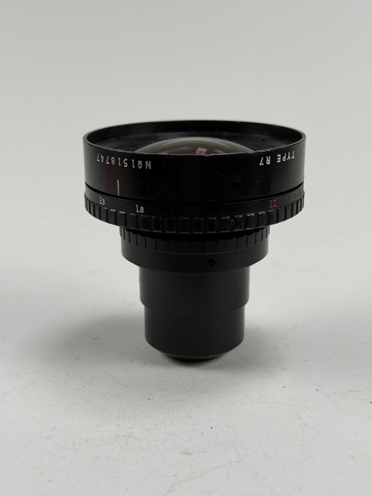 Angenieux Type R7 5.9mm f1.8 C Mount, Wide Angle Cinema Cine Lens #747